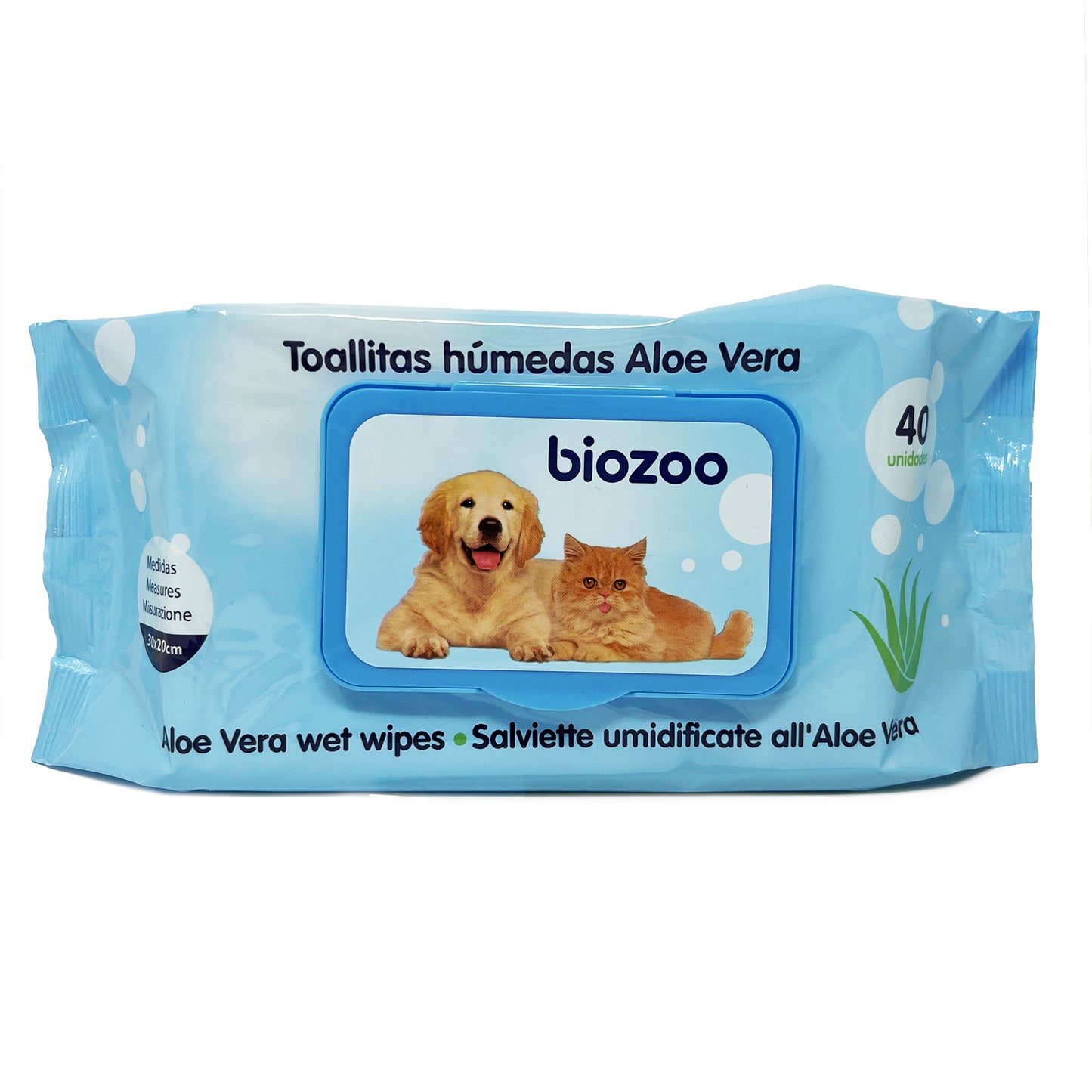 Aloe Vera Wet Wipes 40uds