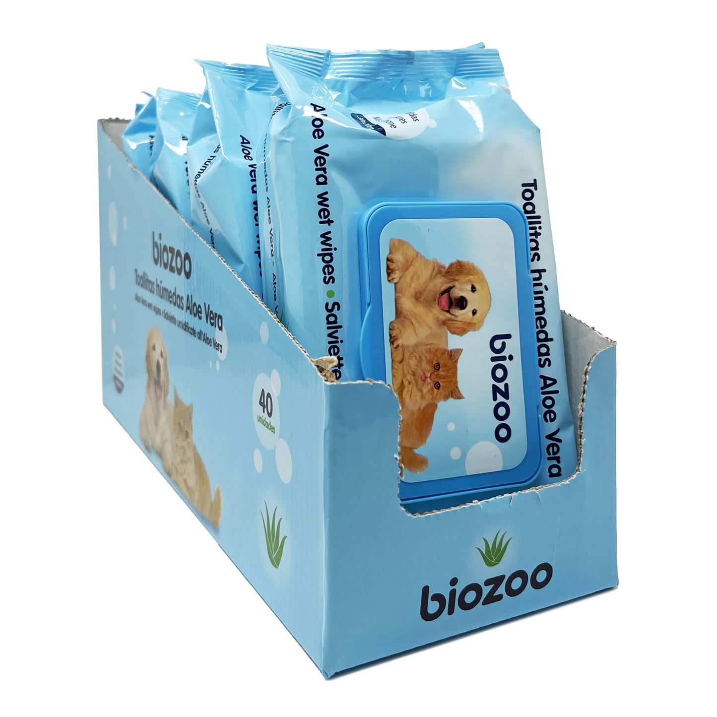 Aloe Vera Wet Wipes 40uds