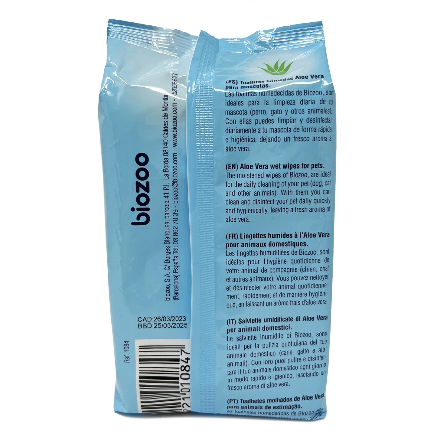 Aloe Vera Wet Wipes 40uds