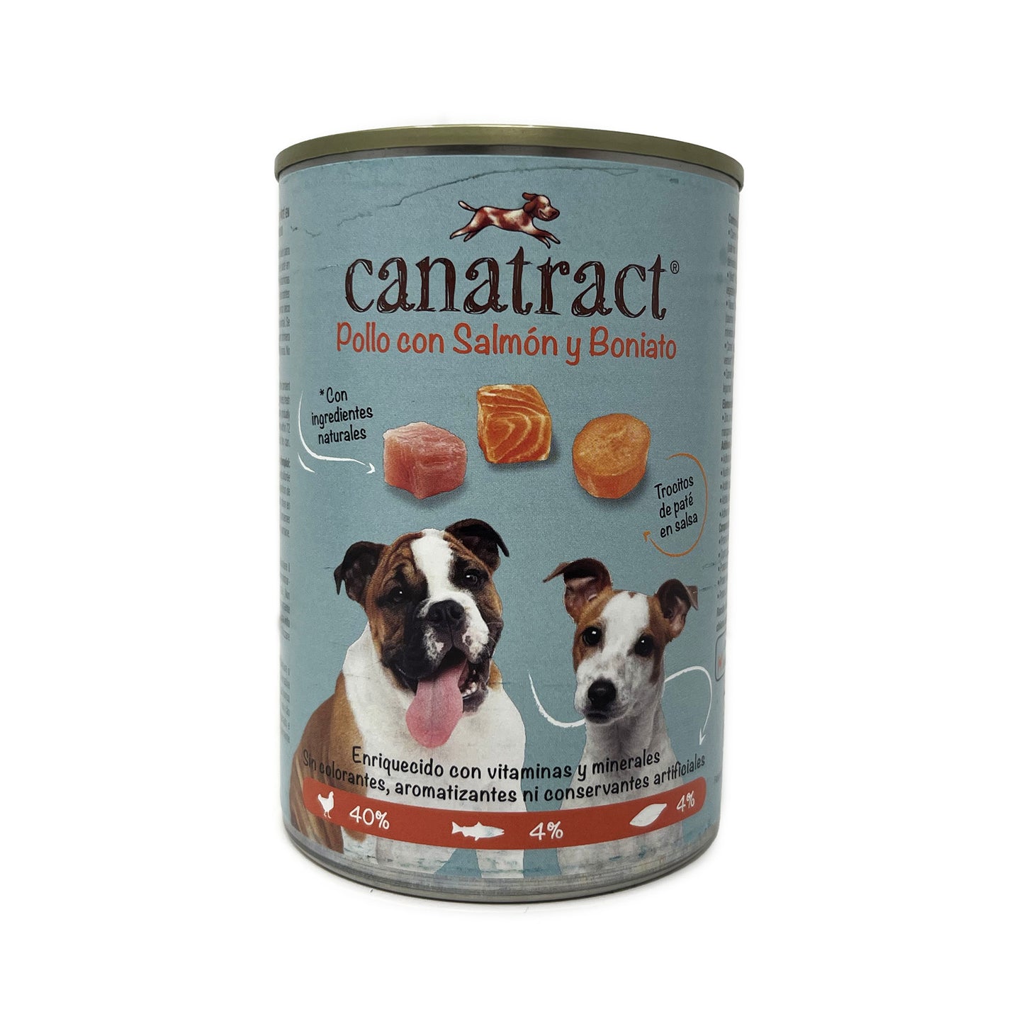 Chicken with salmon and sweet potato