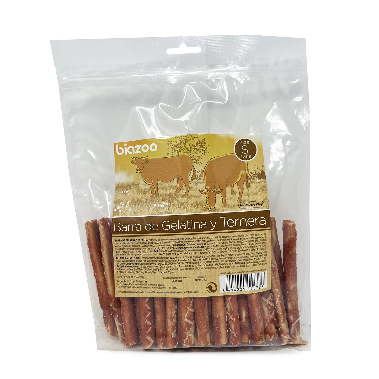 Barrita de Gelatina con Ternera 500 g