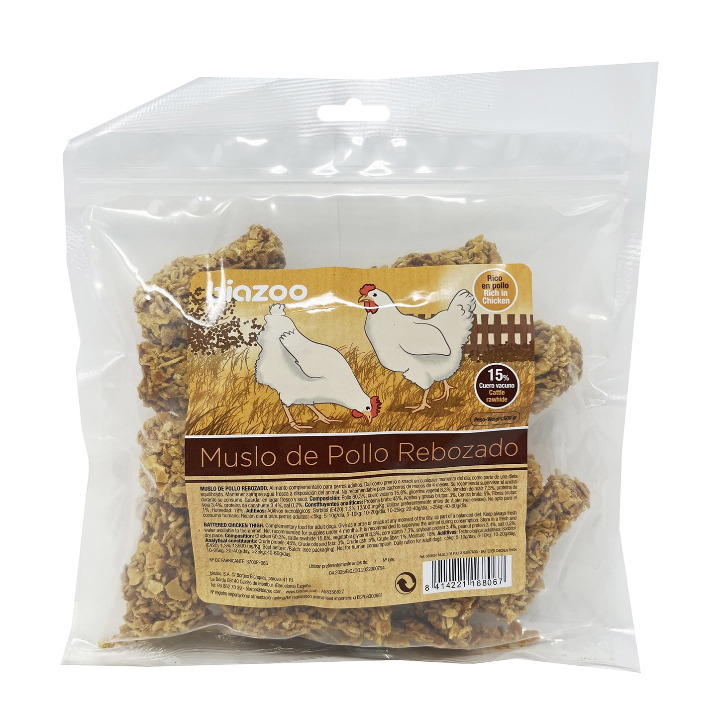 Muslito de Pollo Rebozado 500 g