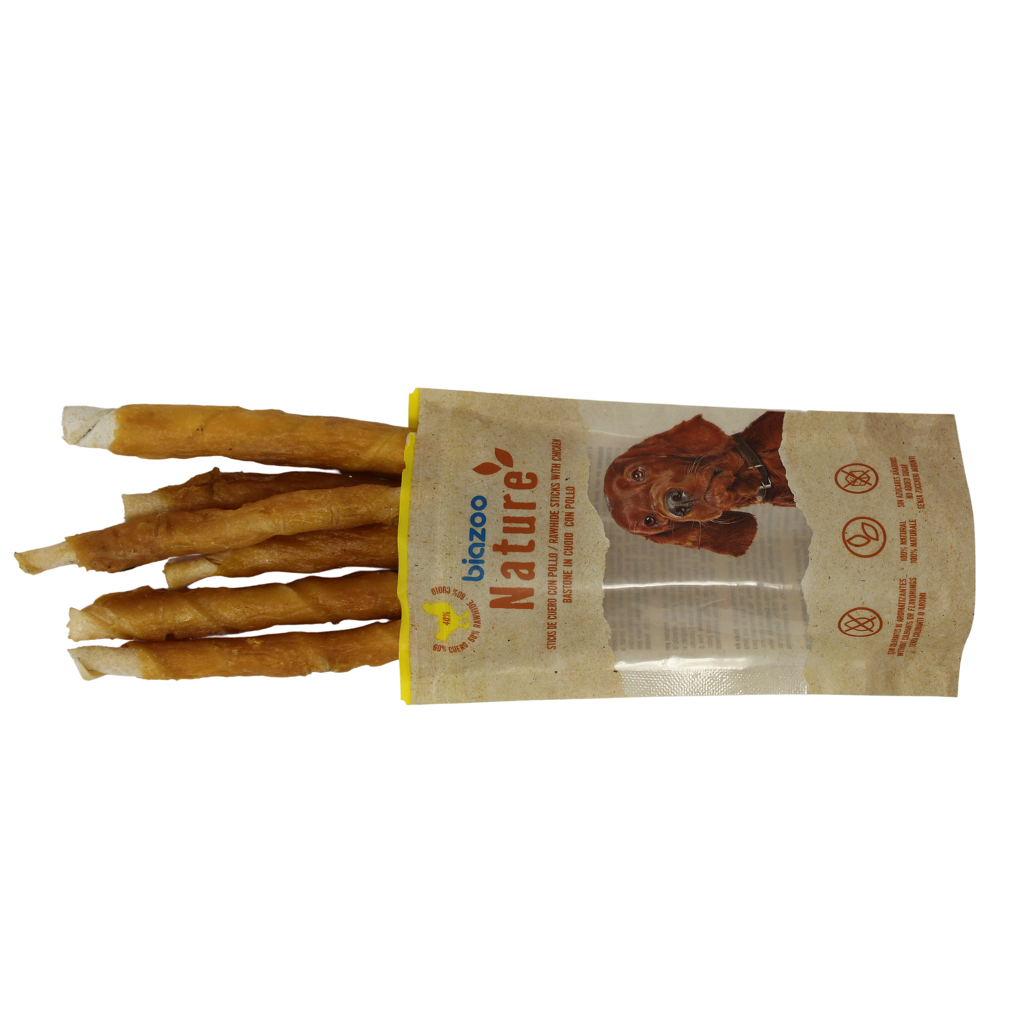 Rawhide Stick Twined by Chicken 80 grs