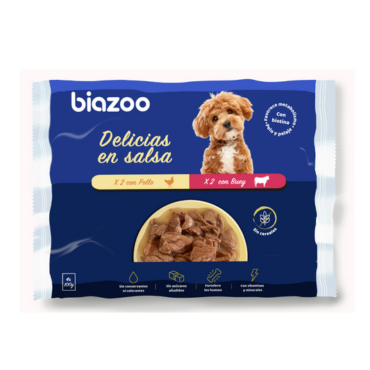 Delicias en Salsa con Pollo y Buey