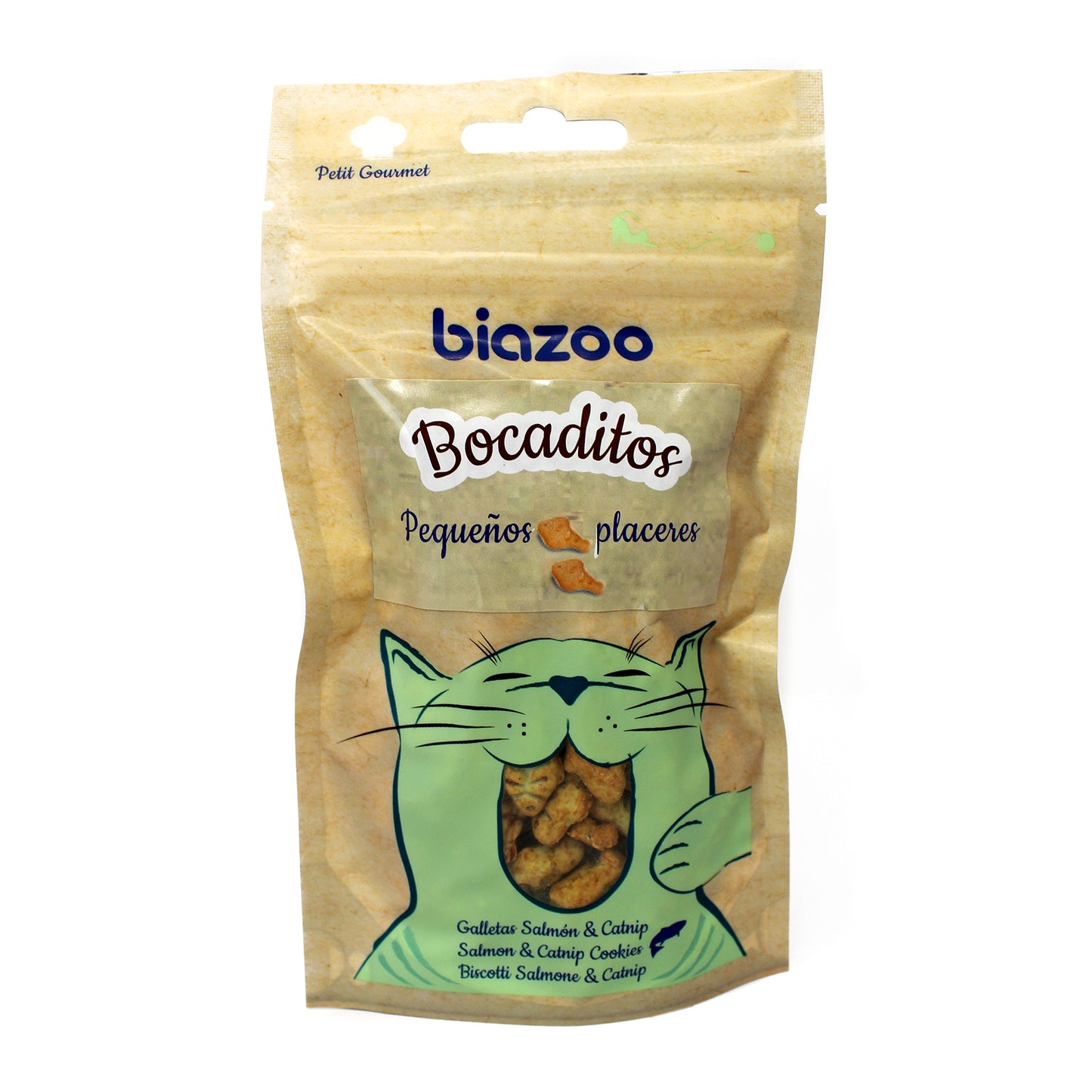 Galletas de Salmón y Catnip 50 g
