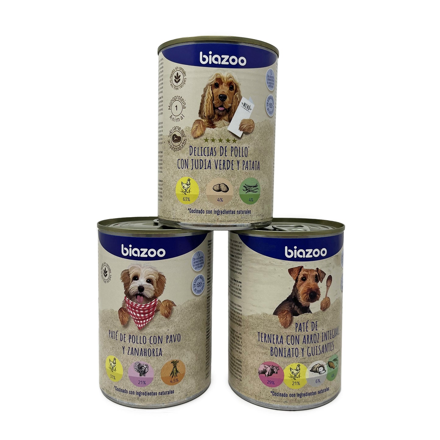 Delicias de pollo con judía verde y patata