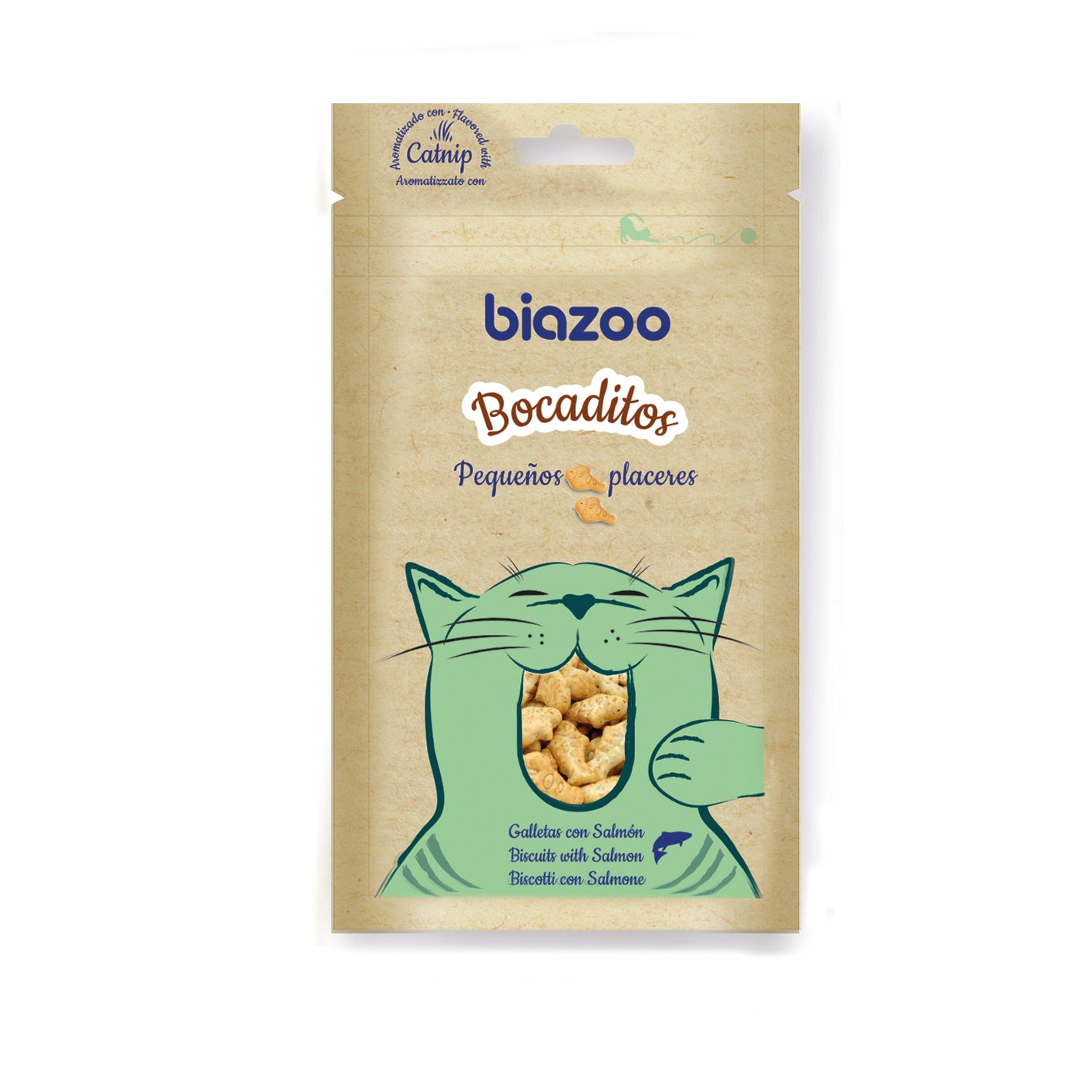 Galletas de Salmón y Catnip 50 g