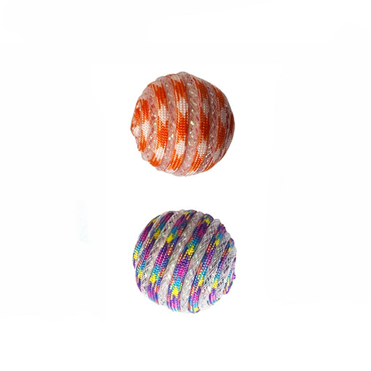 Pelotas de Cuerda de Colores para Gatos 4,4 cm - 1 ud