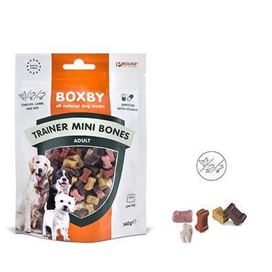 Boxby Trainer Mini Bones 100g-Snacks-Biozoo-140-Biozoopets