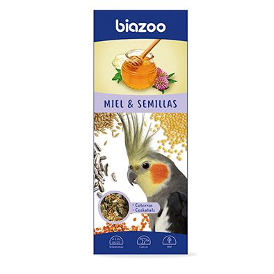 Honey & Seeds Sticks for Cockatiels 2pcs-Birds-Biozoo-Biozoopets