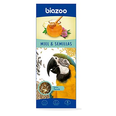 Honey & Seeds Sticks for Parrots 2pcs-Birds-Biozoo-Biozoopets