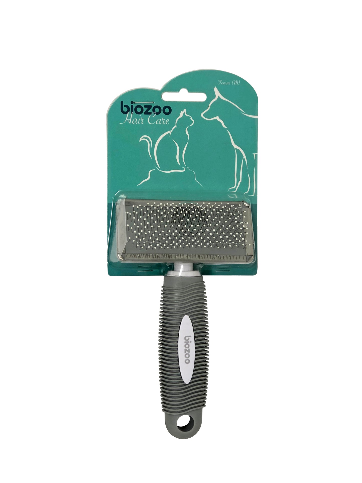 Cepillo para mascotas con mango antideslizante