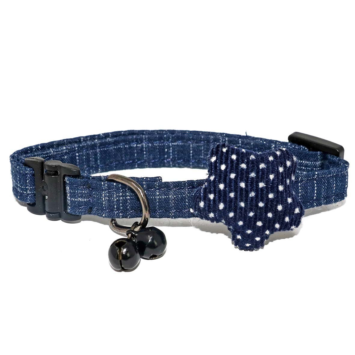 Light Blue Unique Cat Collar-Collars-Biozoo-Dark Blue-Biozoopets