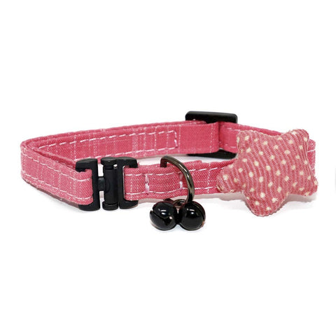 Ton-Ton Pink Cat Collar