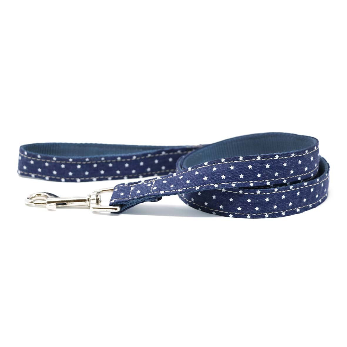 Samba little stars blue leash nylon-Prints-Biozoo-1,5 * 100 cm-Biozoopets