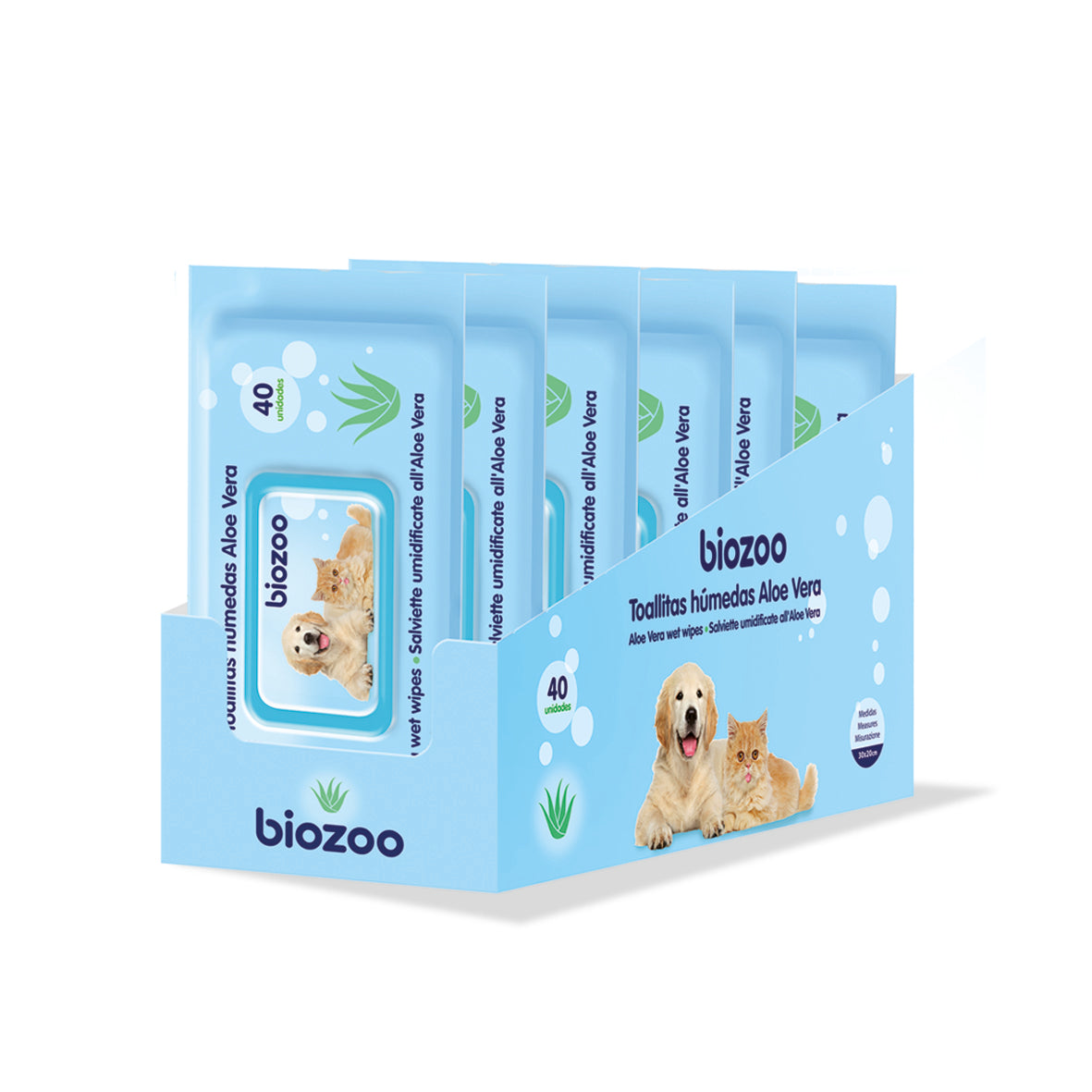 Aloe Vera Wet Wipes 40uds