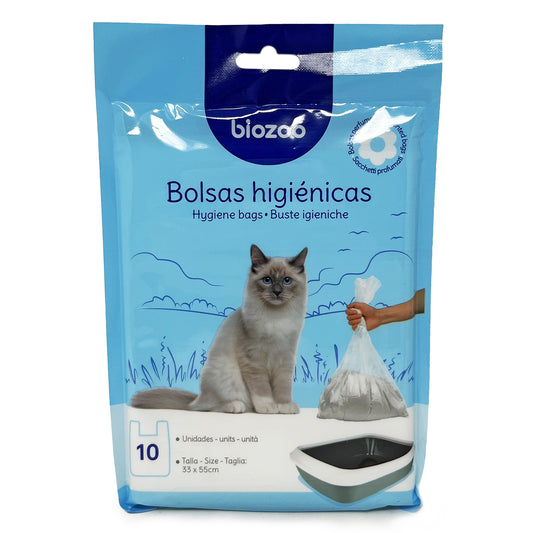 Bolsas Higiénicas para Gato 10 uds 53x33 cm
