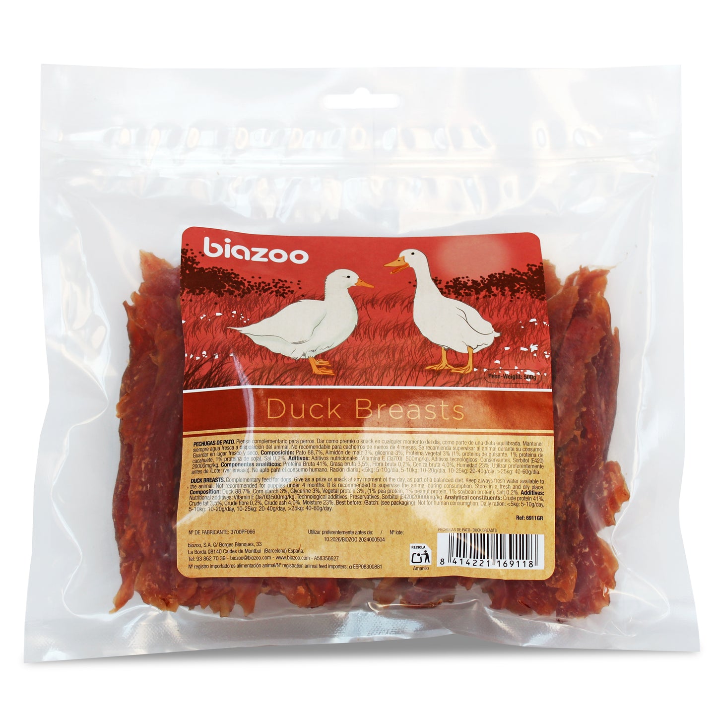 Pechugas Suaves de Pato 500 g