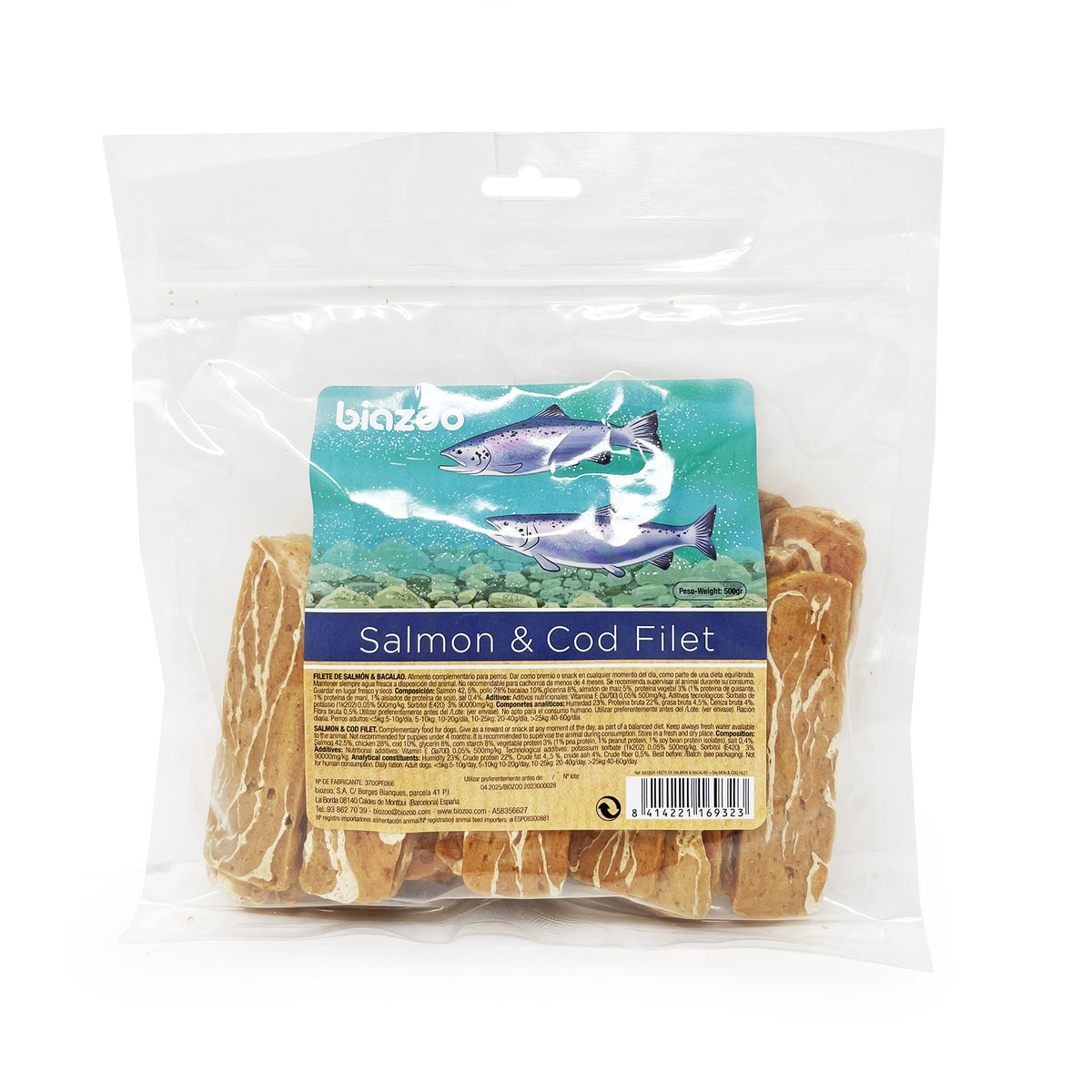 Dog Cod Filet Salmon and Cod filet 500 g – Biozoo