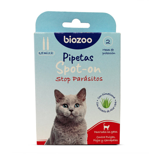 Pipeta para Gatos 1,5ml - 2 uds
