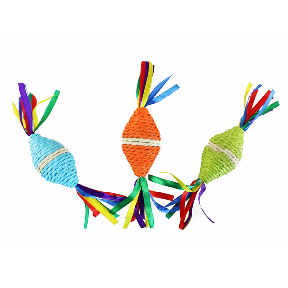 Peonza con Flecos para Gatos 8 cm