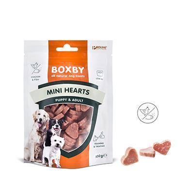 Boxby Puppy Mini Hearts 100g-Snacks-Biozoo-100-Biozoopets