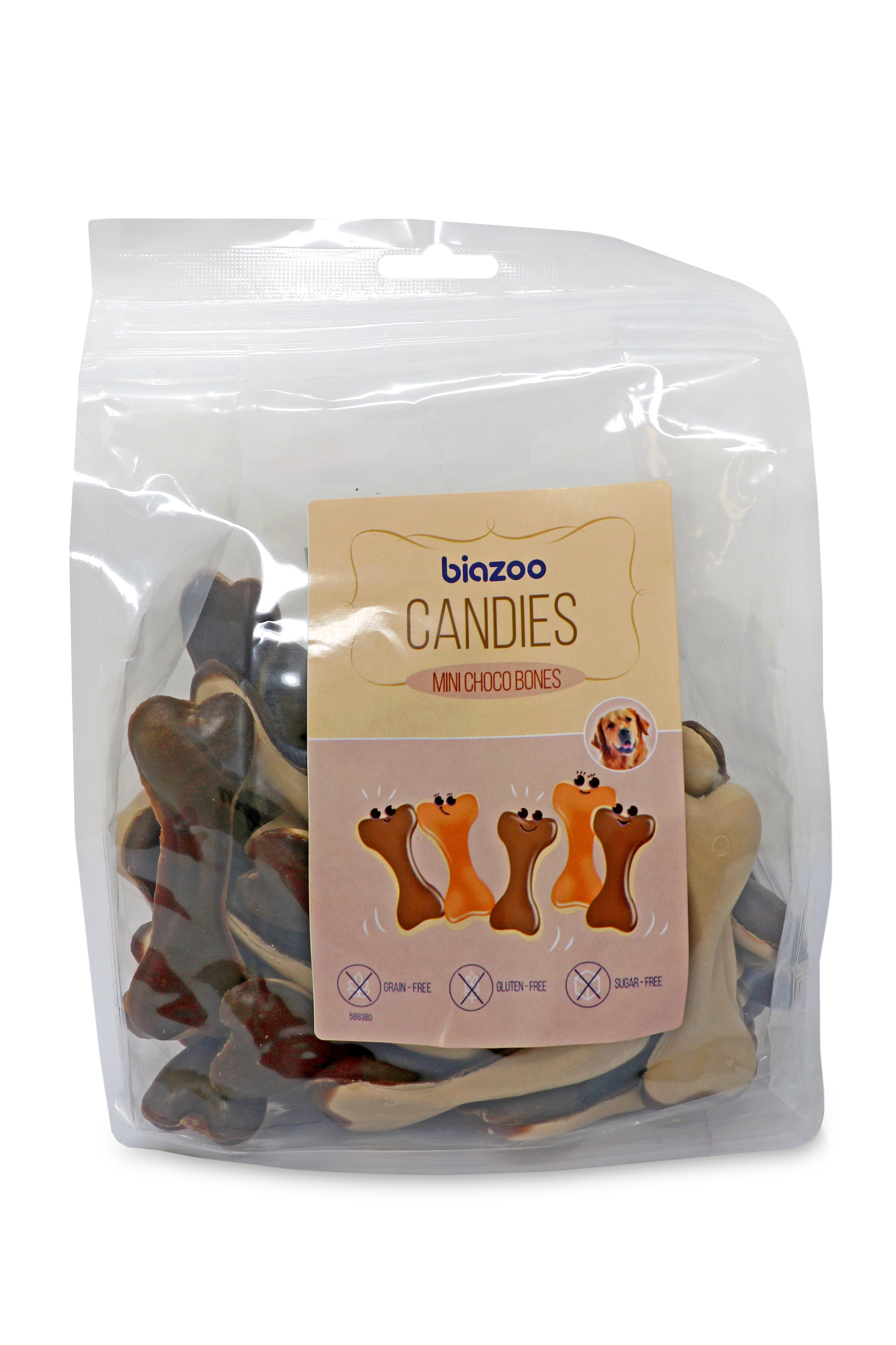 Chocolate Mini Mix Bones-Candies-Biozoo-28 units-Biozoopets