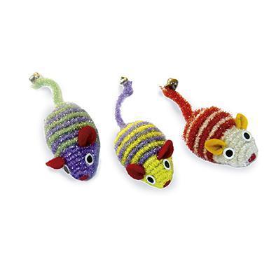 Coloured Rope Mices 3U Cat Toy-Toys-Biozoo-Biozoopets
