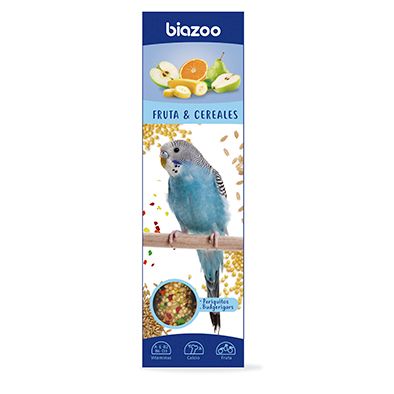 Fruit & Cereal Sticks for Budgerigars 2pcs-Birds-Biozoo-Biozoopets