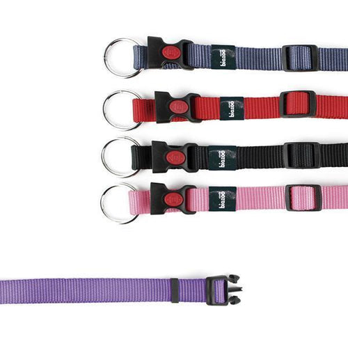 Nylon Collar Classic Red-Collars &Leashes-Biozoo-23-29cm x 10mm-Biozoopets