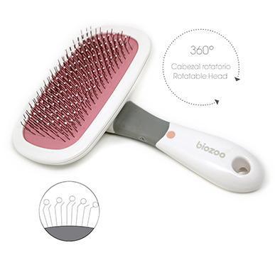 Pet brush with rotating head 360º-Care & Hygiene-Biozoo-Medium-Biozoopets
