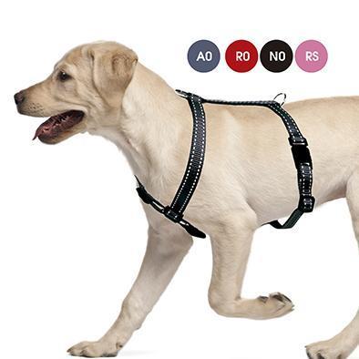 Pink Reflective Nylon Harness-Collars &Leashes-Biozoo-Biozoopets