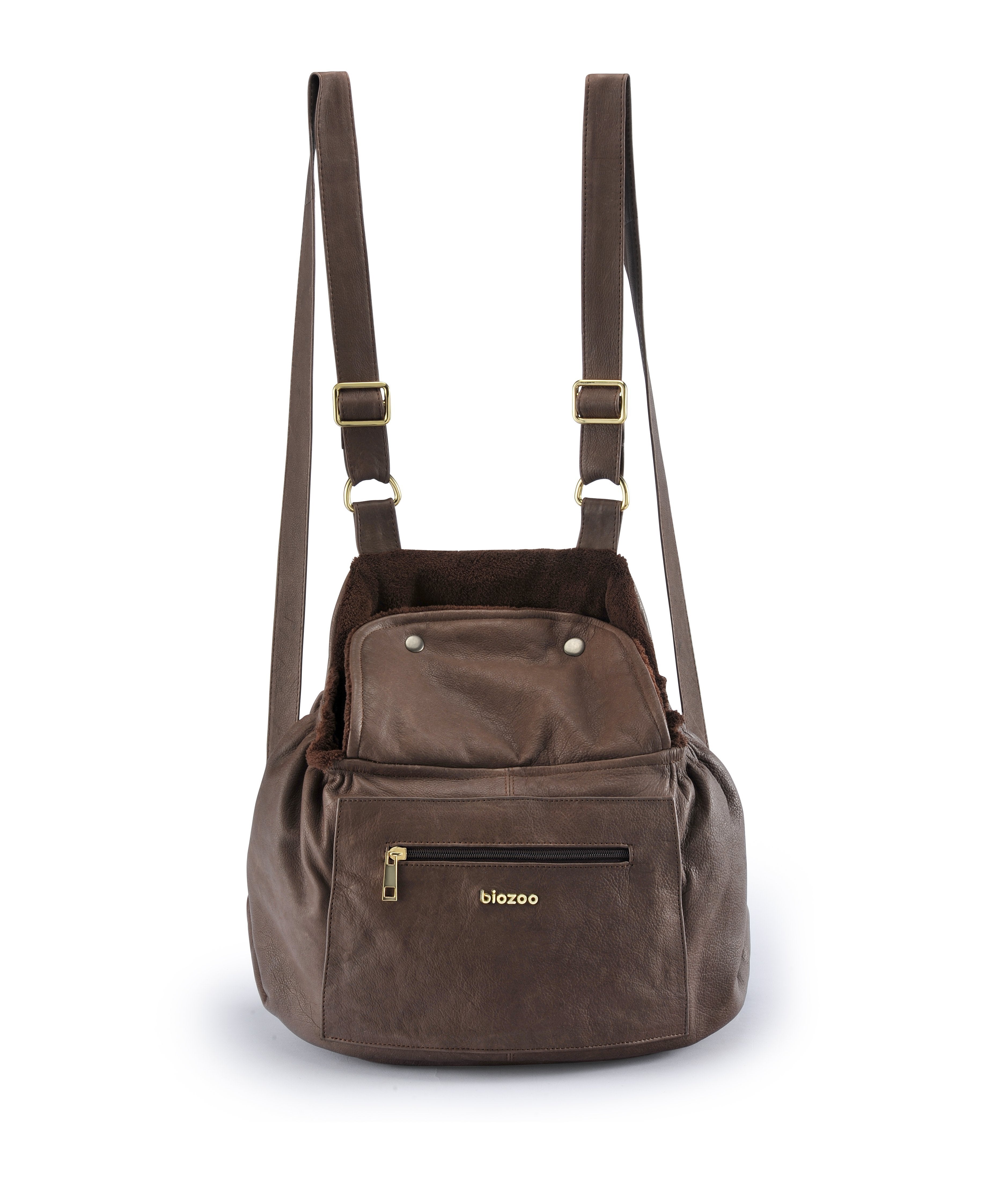 Camila Leather Casual Bag-Bag-Biozoo-Brown-Biozoopets