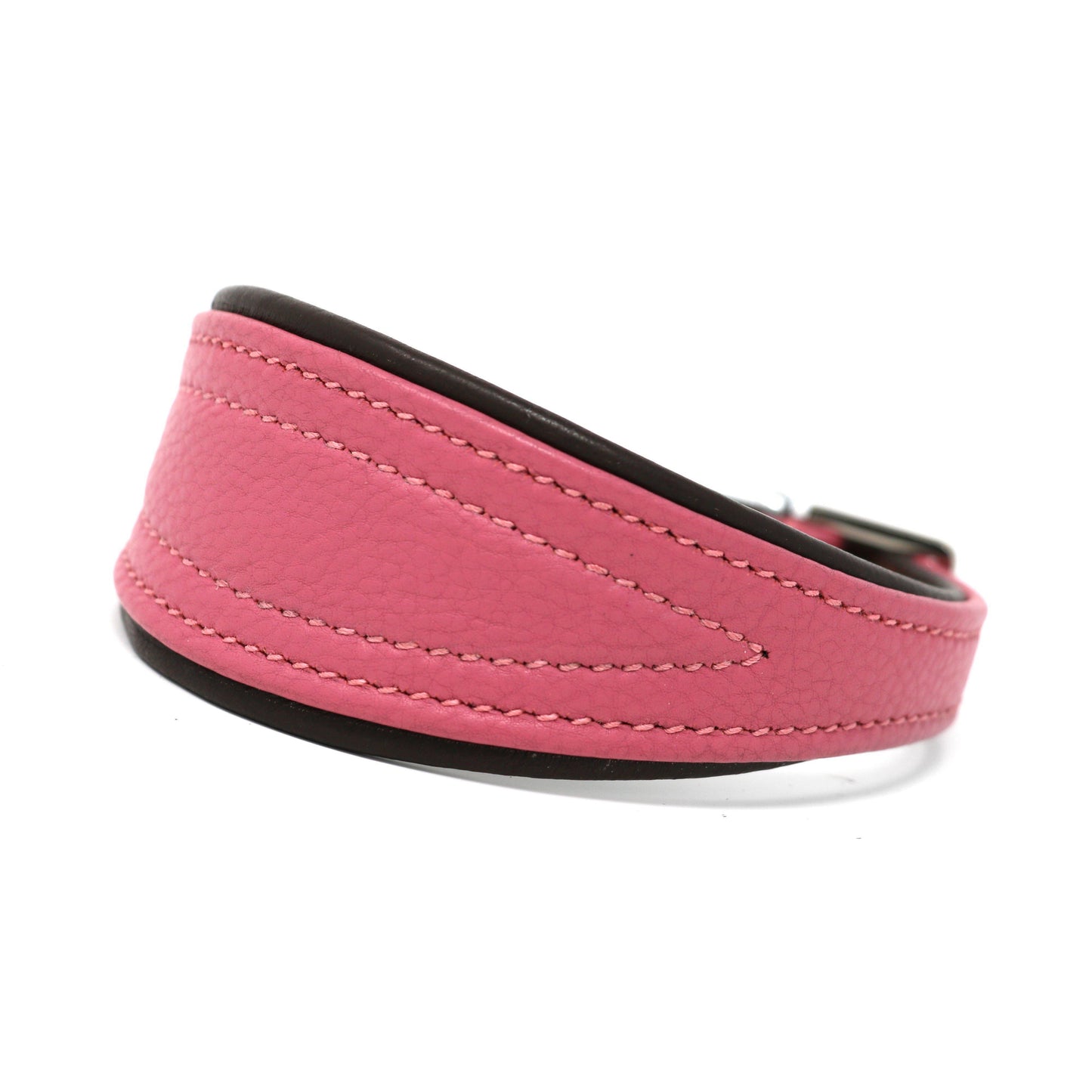 Greyhund Leather Collar-Collar-Biozoo-Pink-25 x 3 cm-Biozoopets