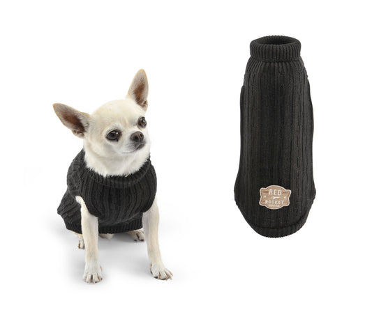 Jumper thin braid-Sweaters-Biozoo-Black-20-Biozoopets
