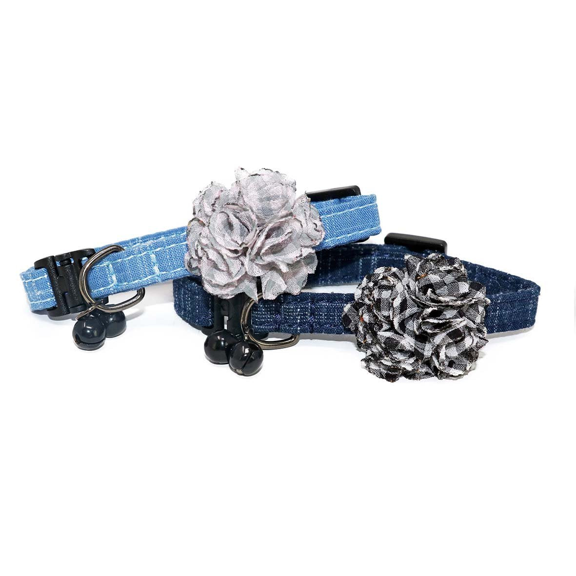 Light Blue Elegant Cat Collar-Collars-Biozoo-Biozoopets