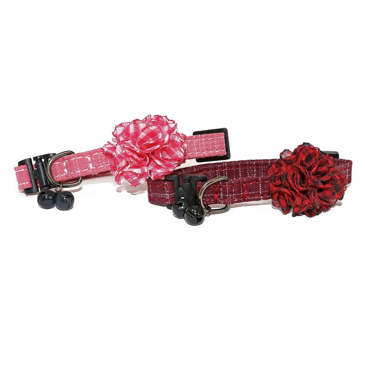 Maroon Elegant Cat Collar-Collars-Biozoo-Pink-Biozoopets