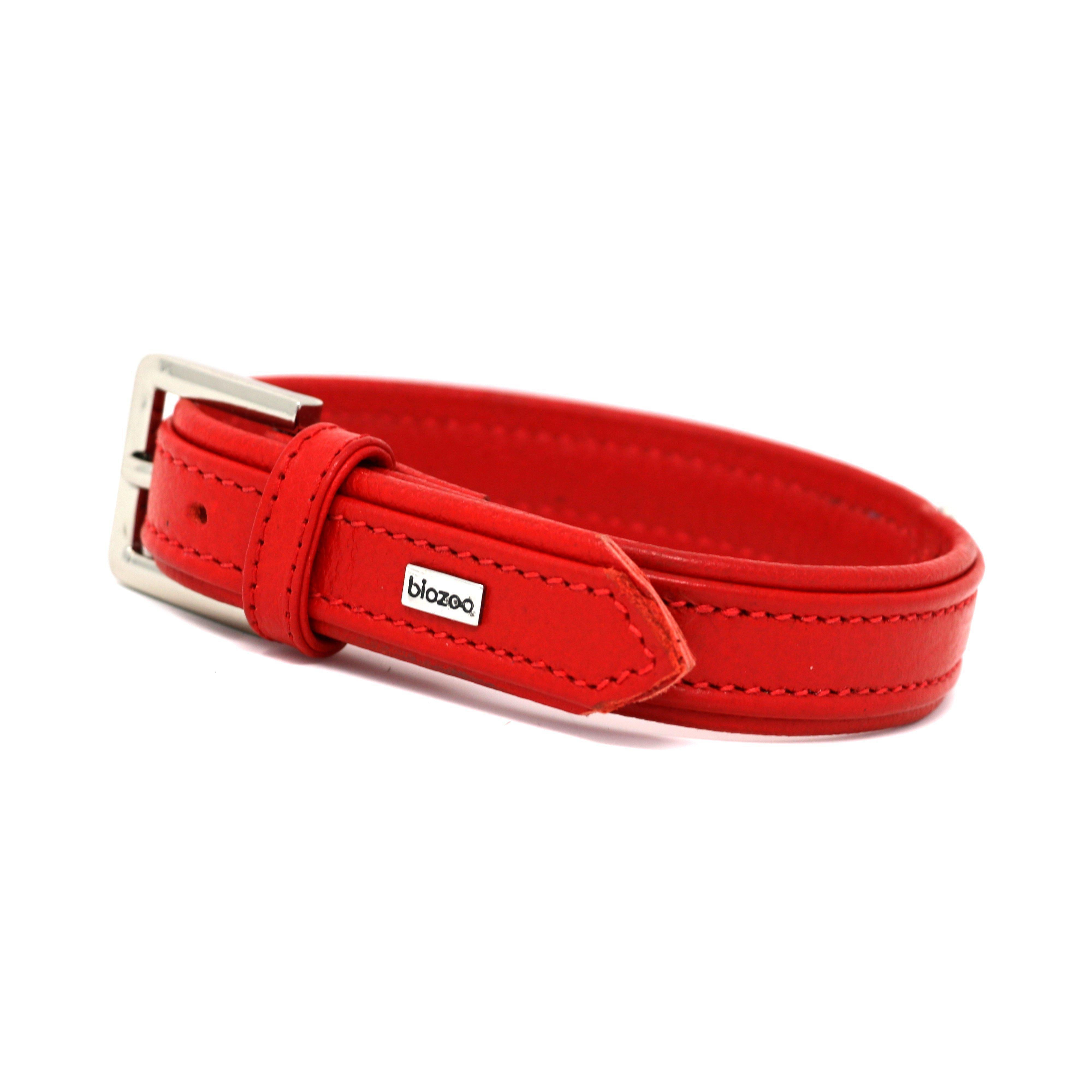 Provence Leather Collar-Collar-Biozoo-Red-35 x 1,5 cm-Biozoopets