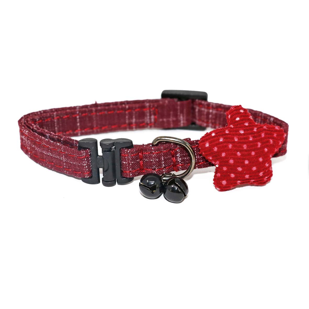 Red Unique Cat Collar-Collars-Biozoo-Red-Biozoopets