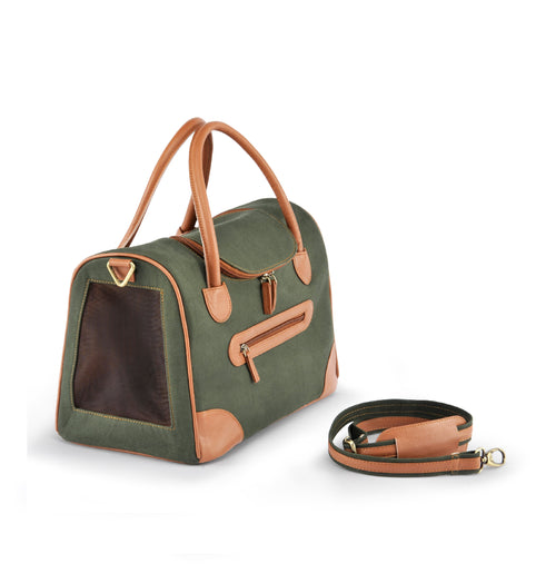 Roxanne Leather & Fabric Bag-Handbag-Biozoo-Biozoopets
