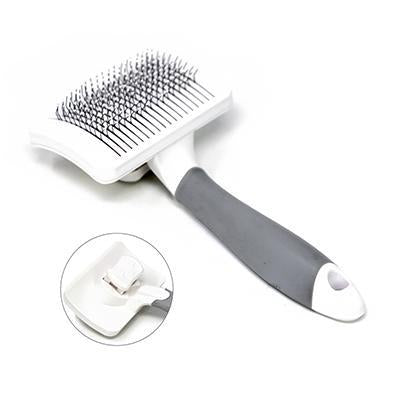Self cleaning pet brush with rounded tines small-Care & Hygiene-Biozoo-Biozoopets